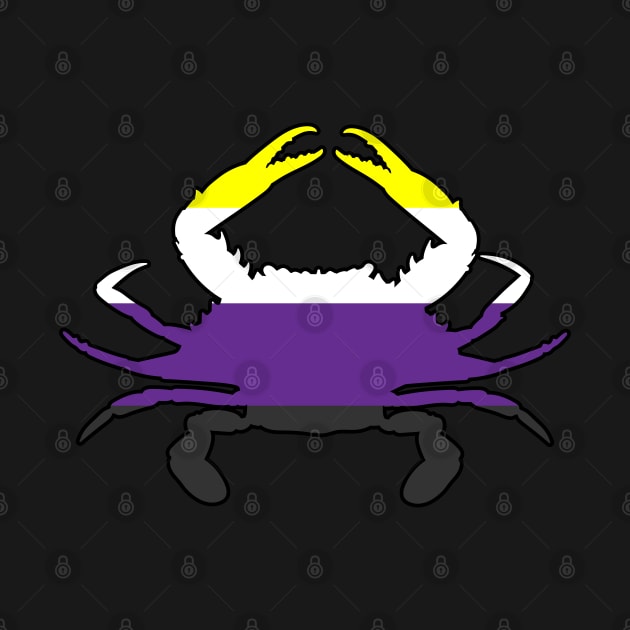 Blue Crab: Nonbinary Pride by ziafrazier