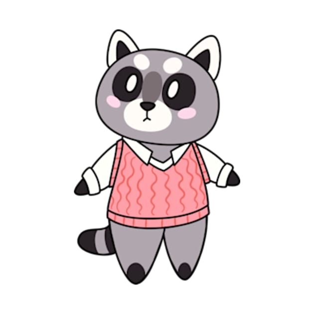 Chibi Raccoon Critter by JadedOddity