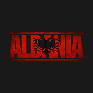 Albania Retro Flag for Men Women Albania National Pride T-Shirt