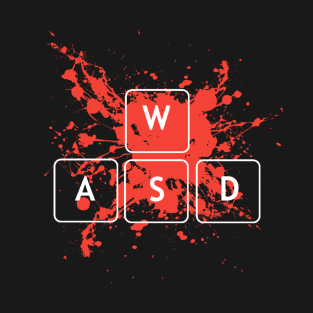 Wasd Gaming Keys T-Shirt