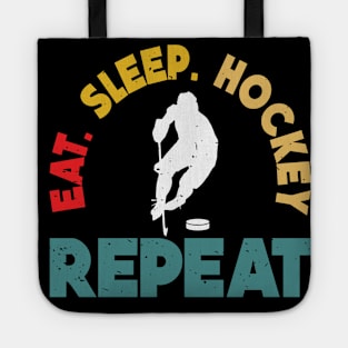 Eat Sleep Ice Hockey Repeat Tote