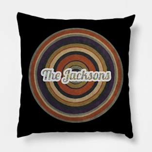 The Jacksons / Classic Circle Style Pillow