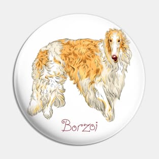 Borzoi or Russian Pin