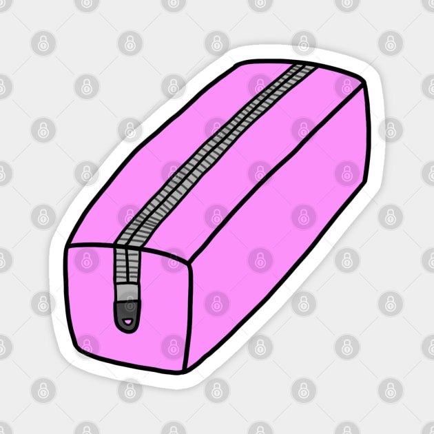 Cute Pink pencil case Magnet by Artmmey