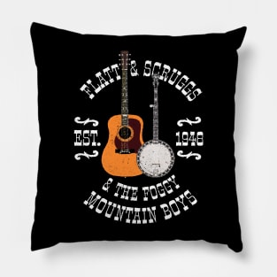 Flatt & Scruggs and the Foggy Mountain Boys Pillow