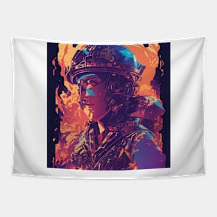 DreamShaper Firefighter2 Tapestry