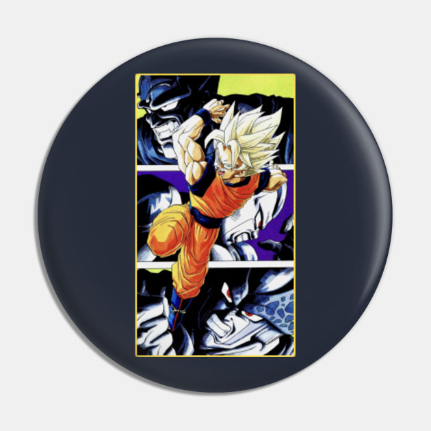 Goku And The Main Villains Dragon Ball Z Dragon Ball Pin Teepublic Au