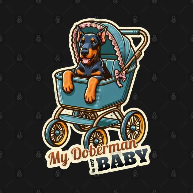 Baby Doberman by k9-tee