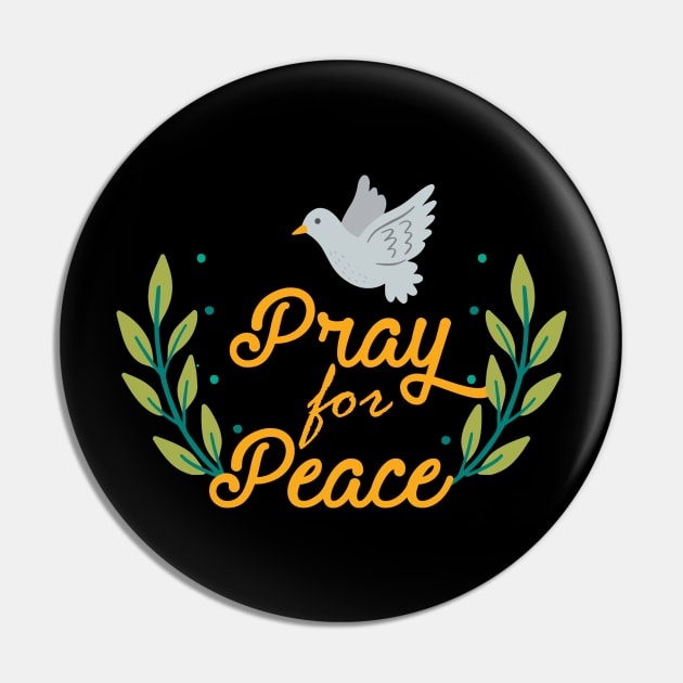 Pray For Peace Pin by TinPis