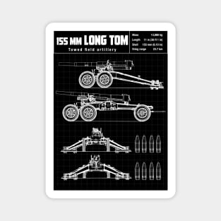 105mm HOWITZER ''LONG TOM'' Magnet