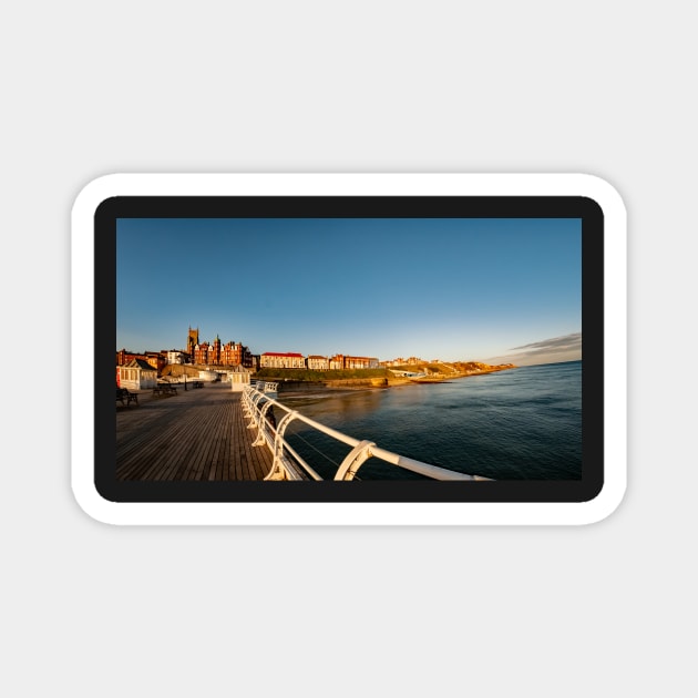 Fish eye view of Cromer at sunrise captured from the pier Magnet by yackers1