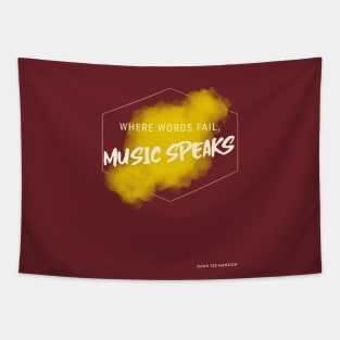 Where words fail, music speaks. Tapestry