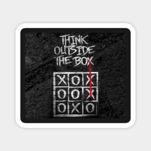 Think outside  the box Magnet