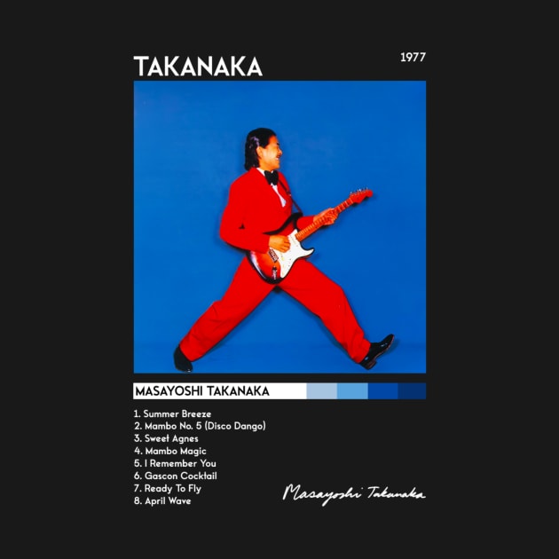 Takanaka Album Cover - Masayoshi Takanaka | City Pop | 70s 80s 90s | Track List | by ArcaNexus