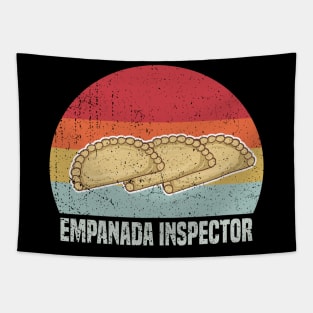 Retro Empanada Inspector Tapestry