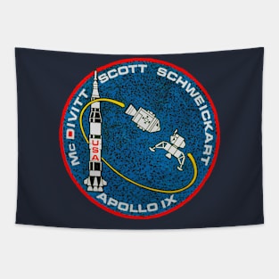 Apollo 9 Vintage Insignia Tapestry