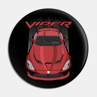 Viper SRT-metallic red Pin