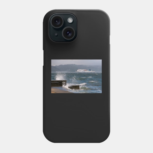 The Ferry Arrives Phone Case by fotoWerner