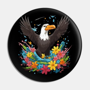 Albatross Happiness Pin