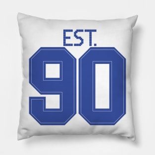 Est. 90 blue Pillow