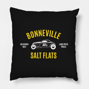 Bonneville Salt Flats Coupe racer Pillow