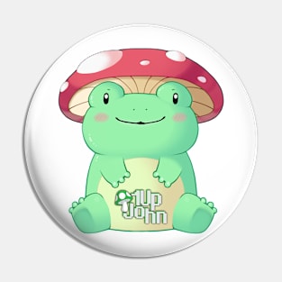 1UpJohn Shroom Frog Pin