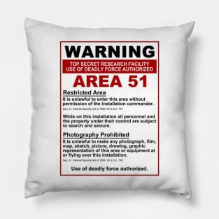 Area 51 Pillow