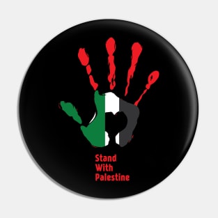 Stand with Palestine for humanity Pin