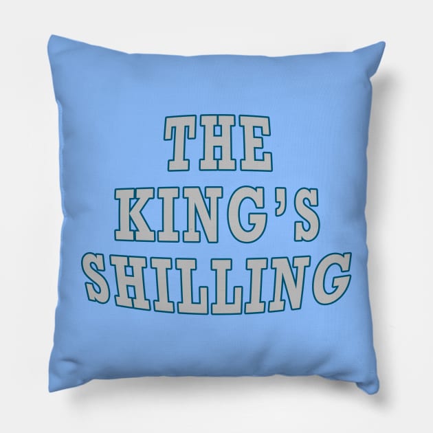 The King's Shilling Pillow by Lyvershop