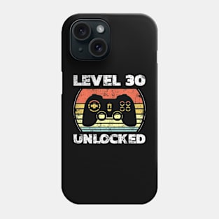 Level 30 Video 30th Birthday Phone Case