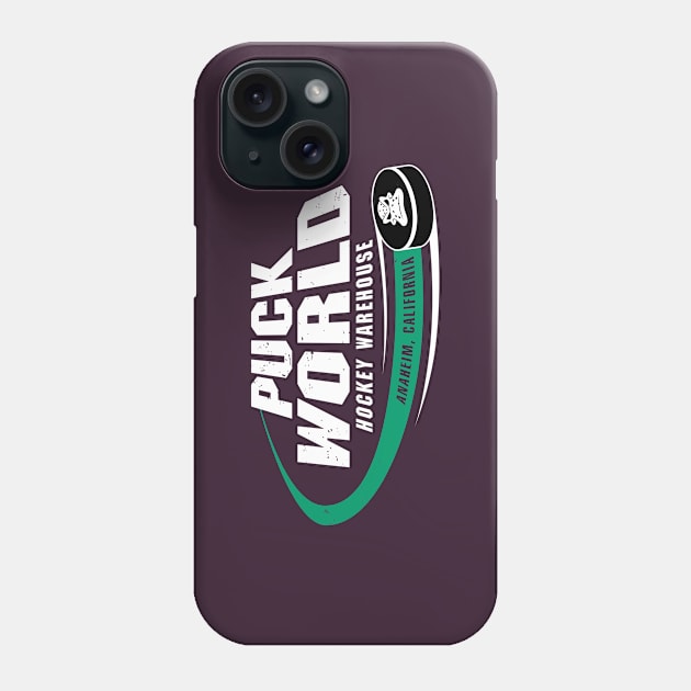 Puck World Hockey Warehouse Phone Case by StevenReeves