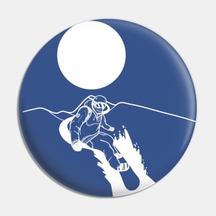 Snowboard Drifter Pin