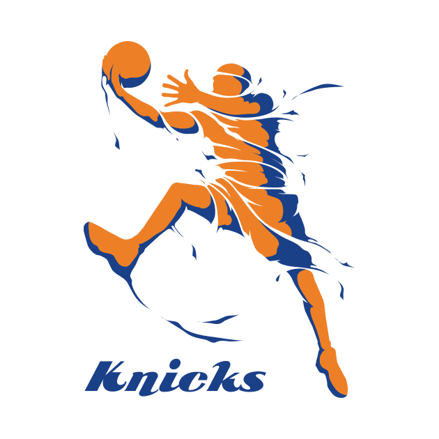 New York Knicks Fans - NBA T-Shirt by info@dopositive.co.uk