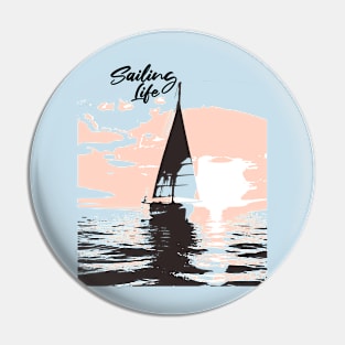 Sailing Life (Transparency) Pin