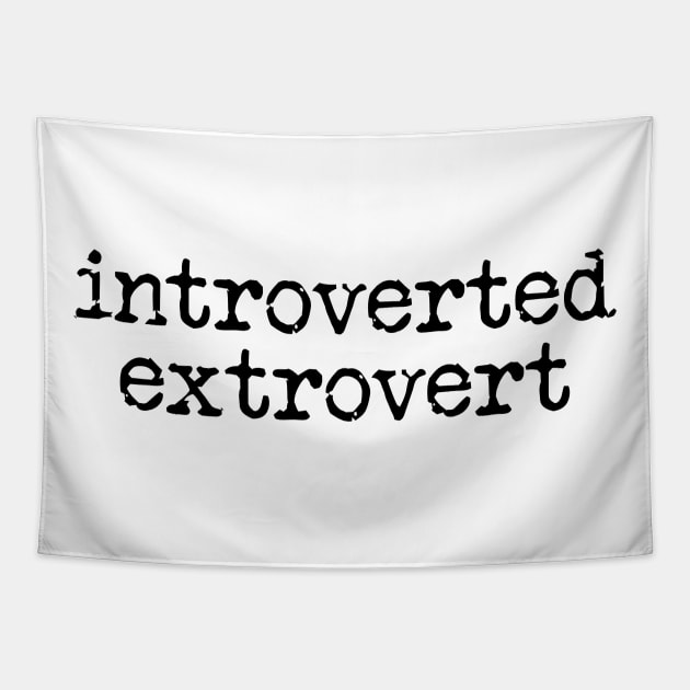 Introverted Extrovert Tapestry by Hamza Froug