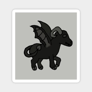 B&W Cutie Jersey Devil Magnet