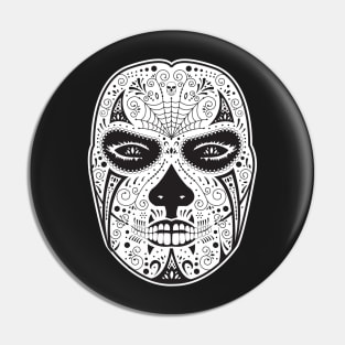 Day of the dead mask Pin