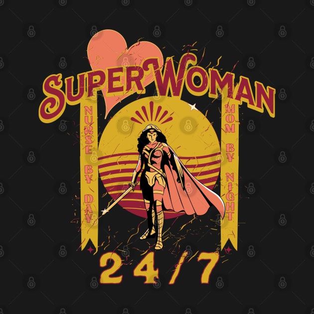 Nurse/Mom Superwoman by Orange Otter Designs