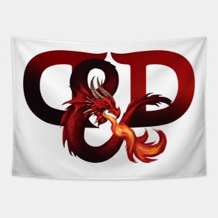 Dungeons and Dragons Logo Tapestry