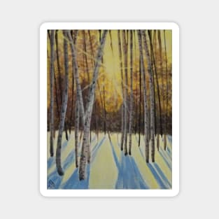 Winter Sunrise Magnet