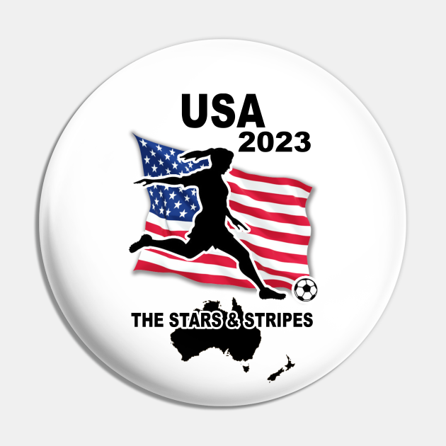 USA Womens World Cup Football Soccer Team 2023 American Soccer Pin