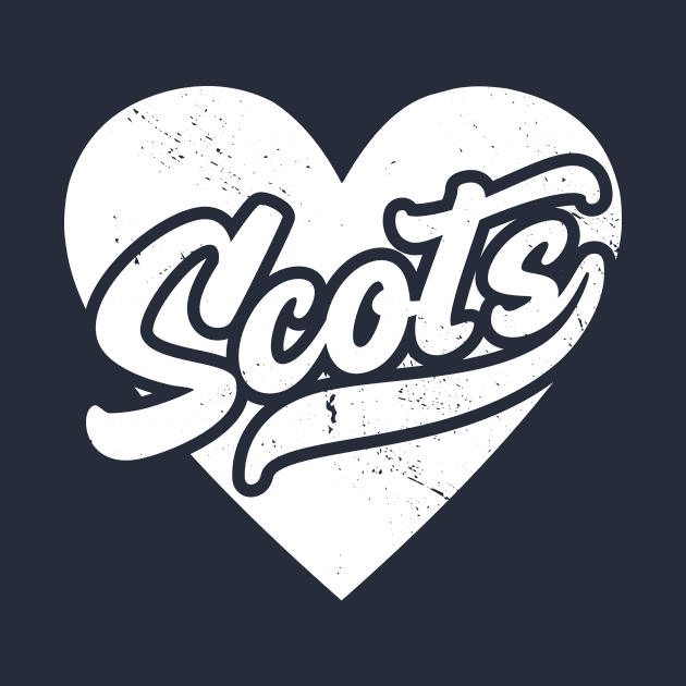 Vintage Scots School Spirit // High School Football Mascot // Go Scots by SLAG_Creative