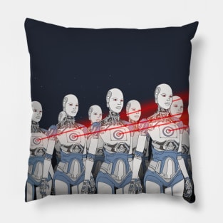 Robot Army Pillow