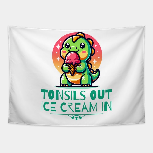 Tonsils Out Ice Cream In Tapestry by BankaiChu