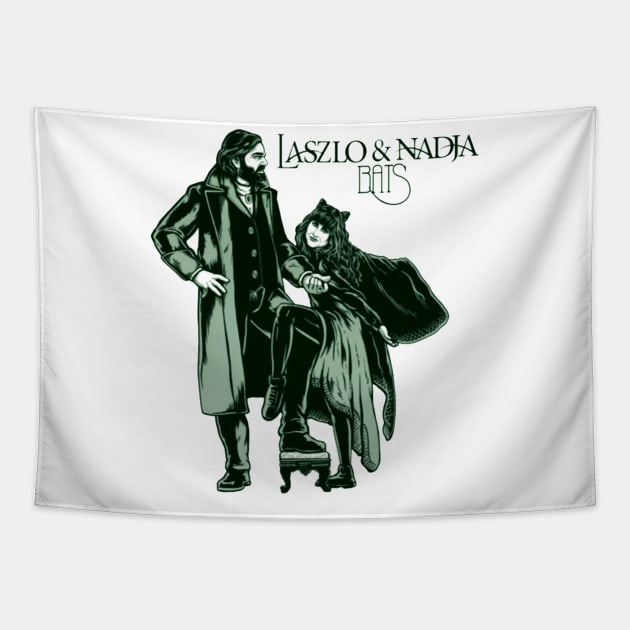 LASZLO AND NADJA BATS Tapestry by CALON PRESIDEN RI