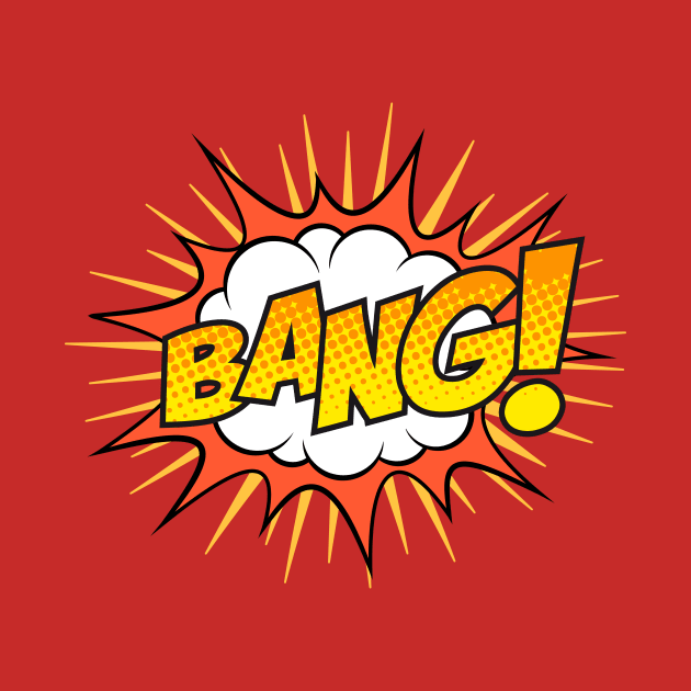 Bang Comic Book Text by JunkyDotCom