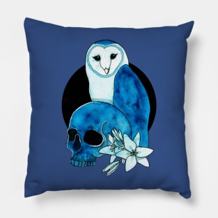 Owl Skull Pillow