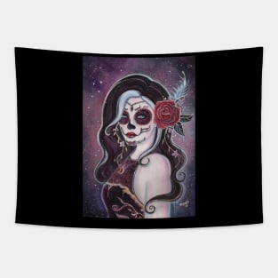 Day of the dead  Allegria By Renee Lavoie Tapestry