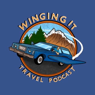 Winging It Travel Podcast Logo T-Shirt