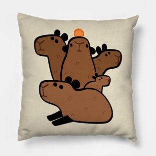 Capybara Stack Pillow